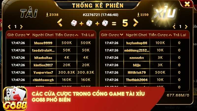 Cac Cua Cuoc Trong Cong Game Tai Xiu Go88 Pho Bien (1)