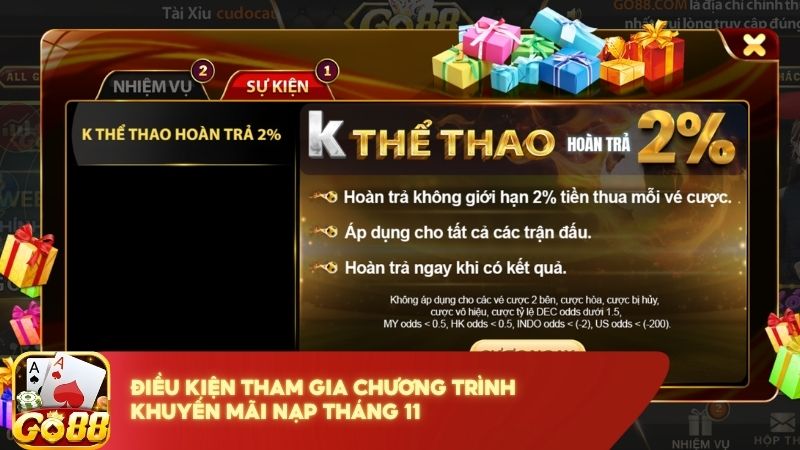 Dieu Kien Tham Gia Chuong Trinh Khuyen Mai Nap Thang 11