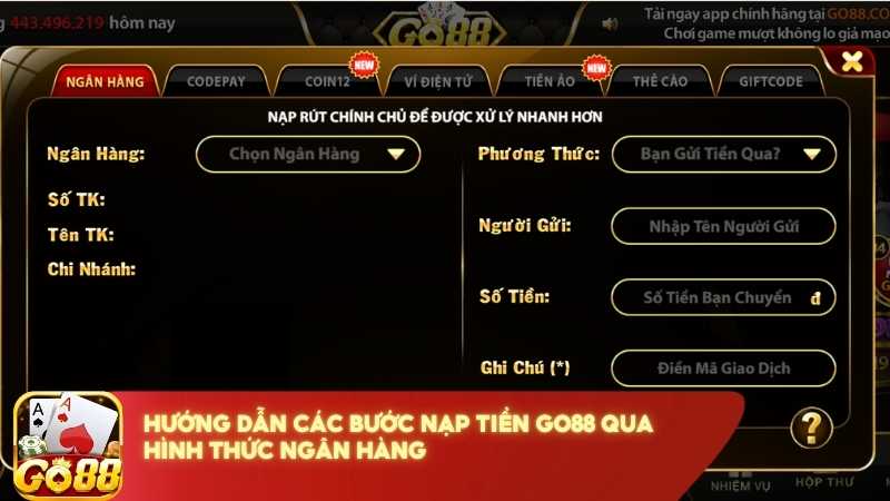 Huong Dan Cac Buoc Nap Tien Go88 Qua Hinh Thuc Ngan Hang (1)